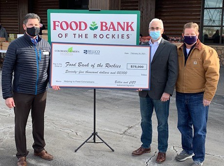 Bellco and Colorado Garden Foundation Donate $75,000 to Food Bank of the Rockies